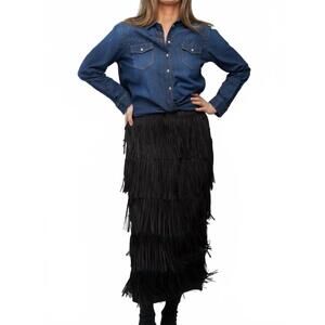 NEW INSIGHT denim shirt in navy